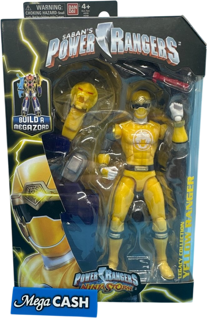 Power Rangers - Ninja Storm - Yellow - Made By Bandai - Mega Cash Sydney
