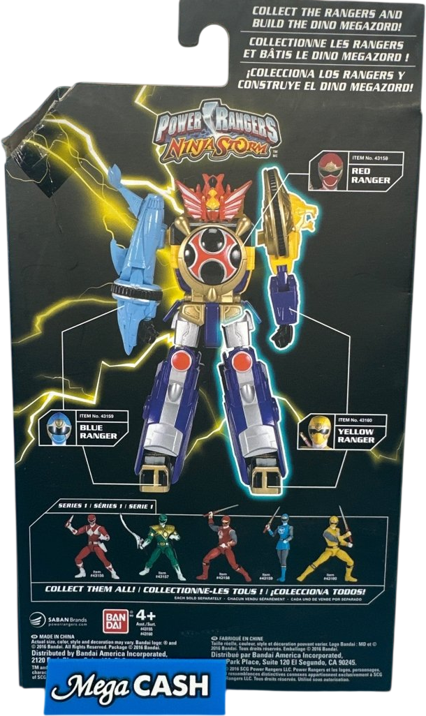 Power Rangers - Ninja Storm - Yellow - Made By Bandai - Mega Cash Sydney