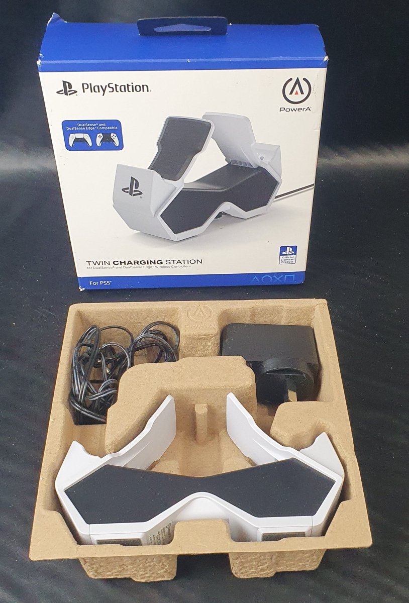 PowerA Twin Charging Station for PlayStation 5 DualSense Wireless Controllers - Mega Cash Sydney