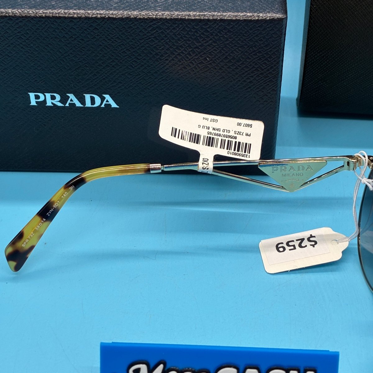 PRADA SUNGLASSES W/ CASE & BOX RRP $607 | SPR 73Z ZVN - 5D1 140 3N - Mega Cash Sydney