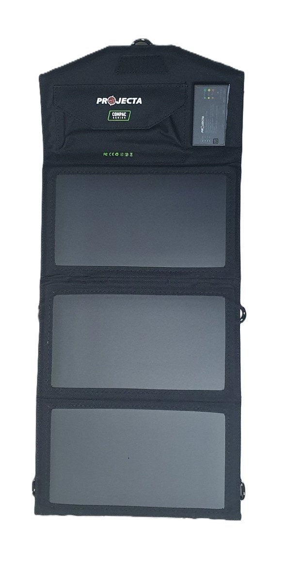 PROJECTA - PP15 - COMPAC 15W Personal Folding Solar Charger with Power Bank - Mega Cash Sydney