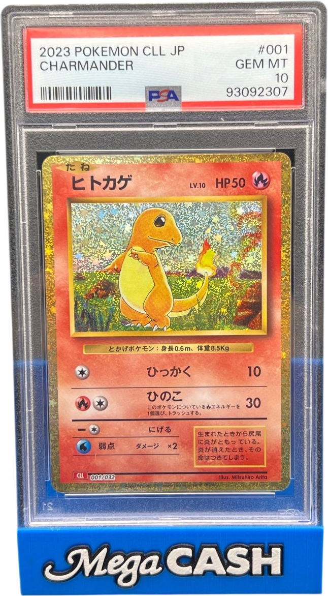 PSA 10 Japanese Classic Collection Charmander 001/032 - Mega Cash Sydney