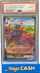 PSA 10 Jpn Corviknight Vmax 249/184 Vmax Climax - Mega Cash Sydney