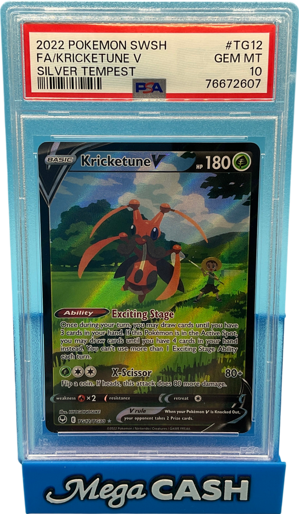 kricketune pokemon card value PSA 10 KRICKETUNE V TG12/TG30
