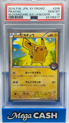 PSA 10 Pikachu Pokemon Center Promo 206/XY-P - Mega Cash Sydney