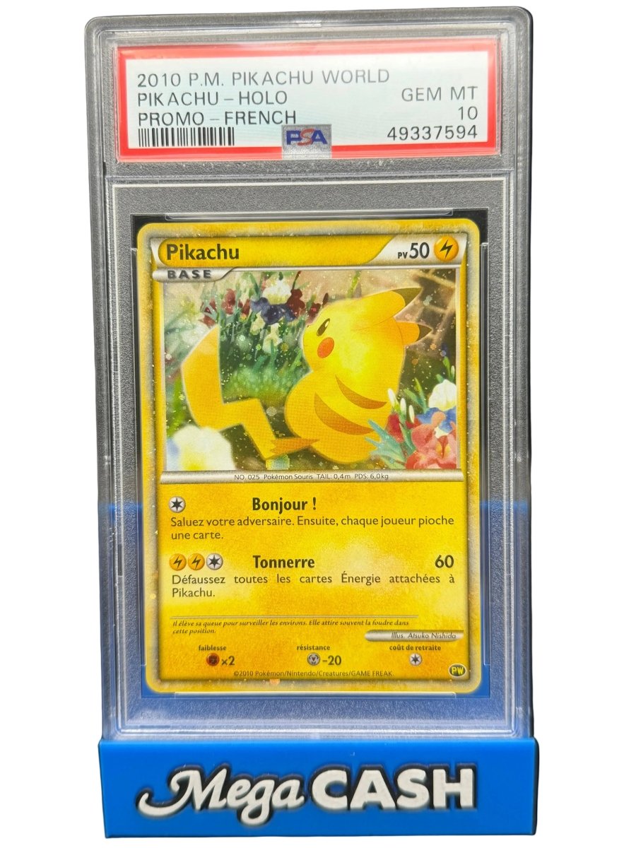 PSA 10 Pikachu World Collection Promo French - Mega Cash Sydney