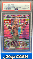 PSA 10 Prizm UFC Sean O’Malley Fearless 32/42 - Pink Pulsar - Mega Cash Sydney