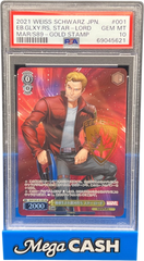 PSA 10 - Weiss Schwarz Japanese Star Lord - Mega Cash Sydney