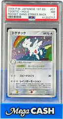 PSA 7 Togetic Holo - Rocket Gang Strikes Back - 057/084 - Mega Cash Sydney