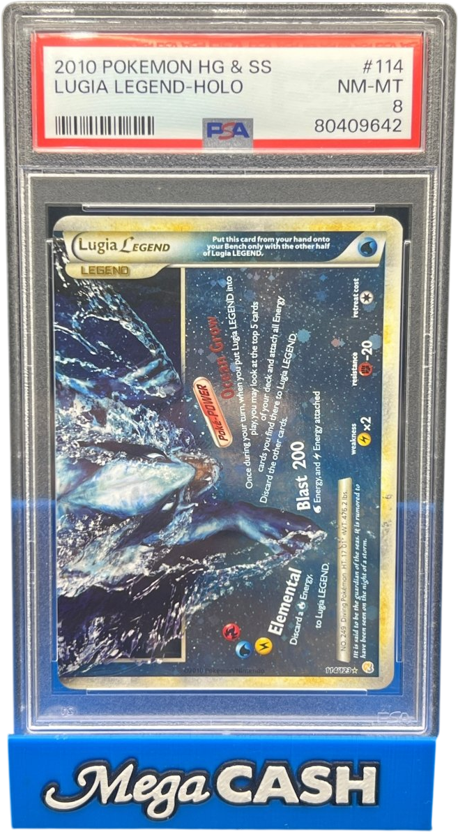 PSA 8 HG & SS Lugia Legends Holo 114/123 - Mega Cash Sydney