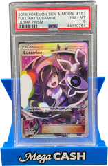 PSA 8 Lusamine 153/156 Ultra Prism - Mega Cash Sydney