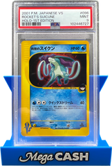 PSA 9 JPN ROCKET’S SUICUNE HOLO 1ST EDITION - Mega Cash Sydney