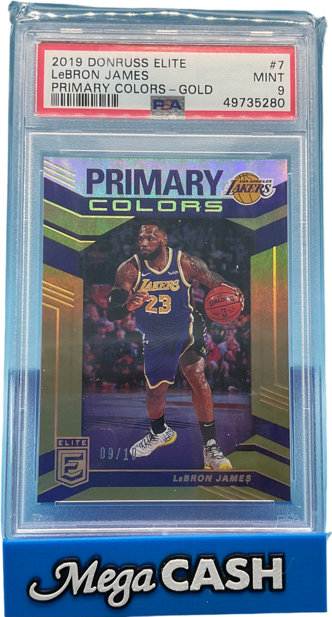 PSA 9 LeBron James 2019 Donruss Elite - Mega Cash Sydney