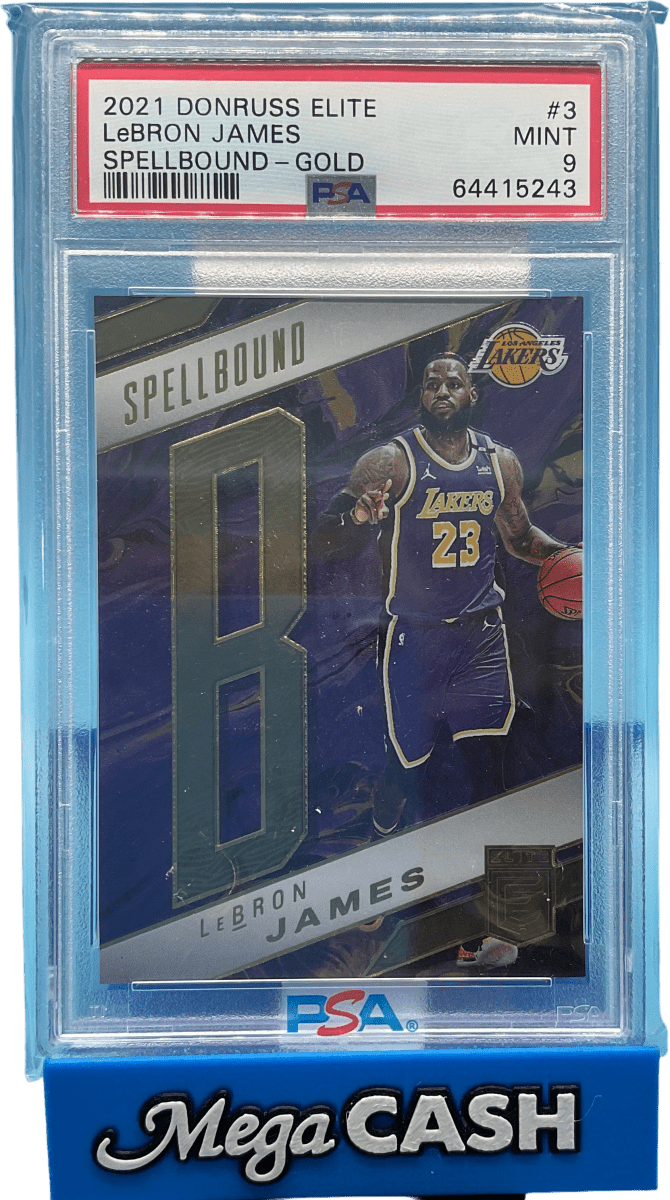 PSA 9 LeBron James 2021 Donruss Elite - Mega Cash Sydney