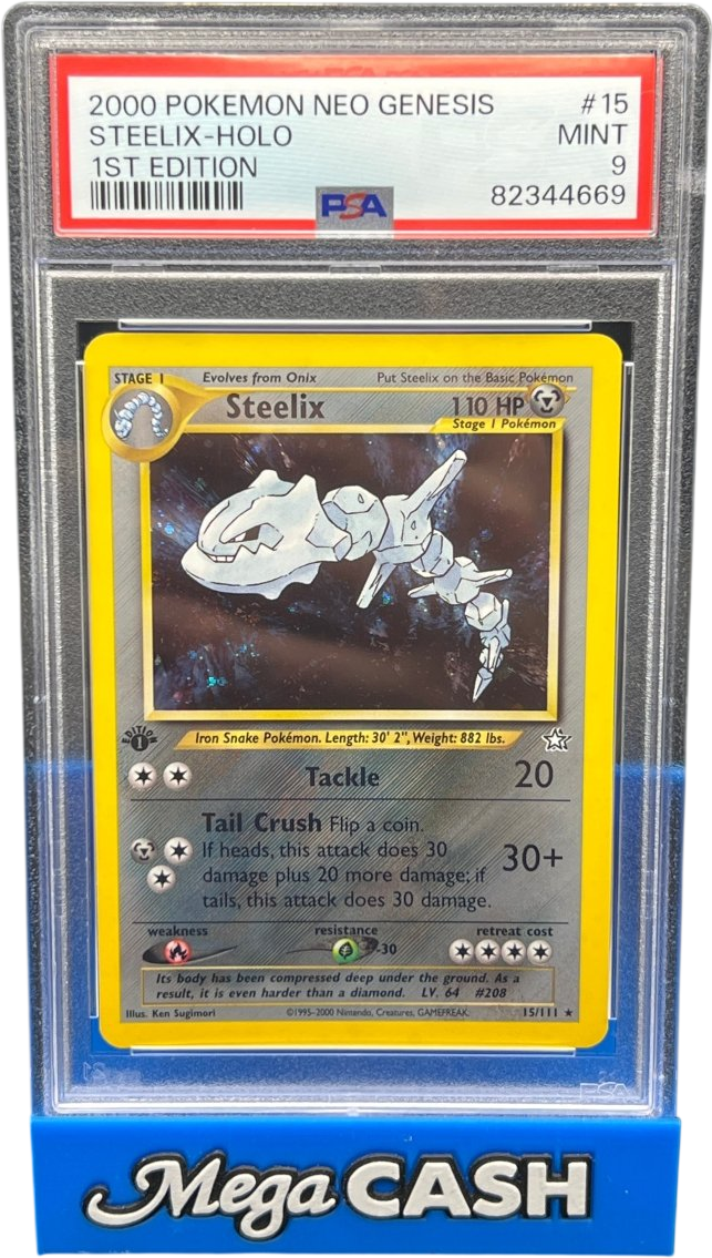 PSA 9 Steelix 15/111 1ST Edition Neo Genesis - Mega Cash Sydney