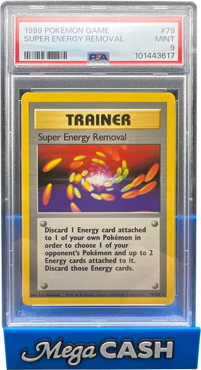 PSA 9 SUPER ENERGY REMOVAL 79/102 - Mega Cash Sydney