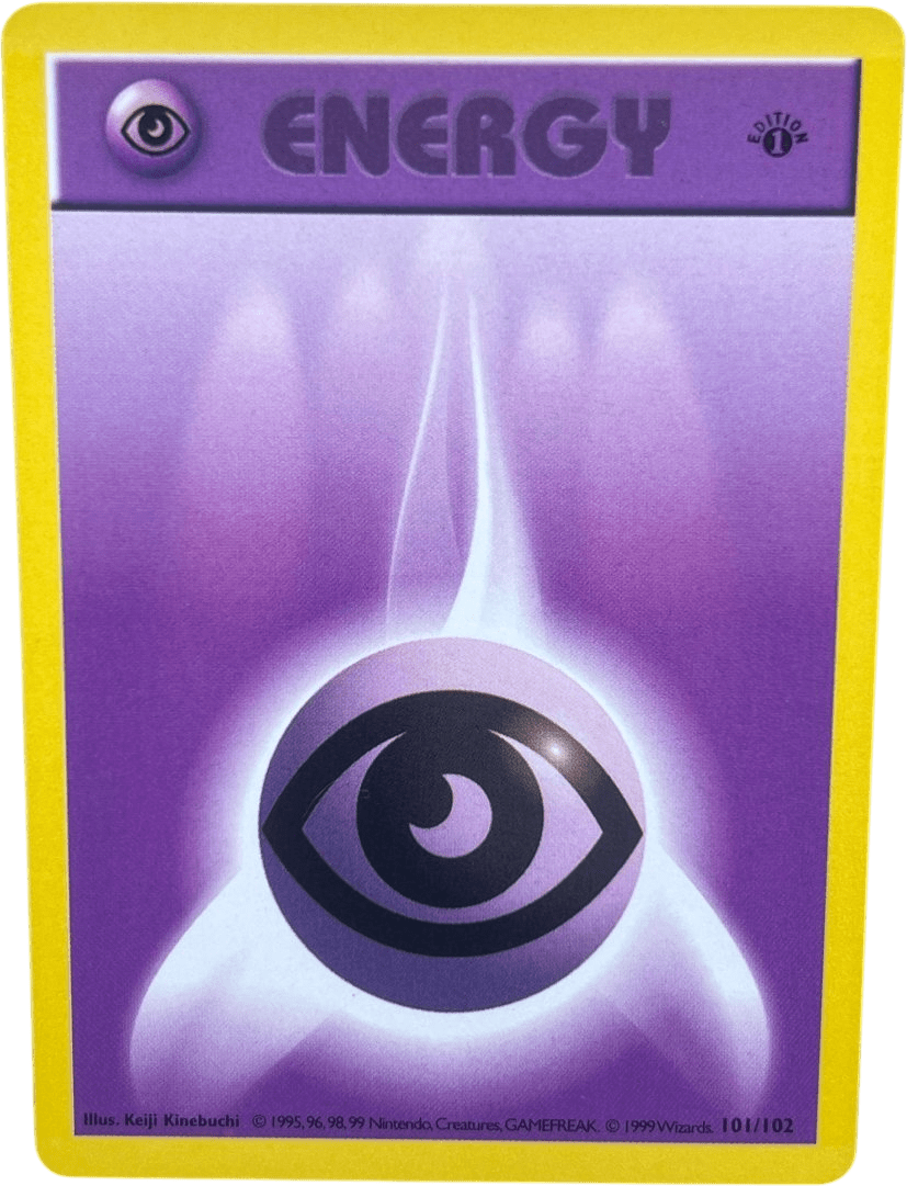 Psychic Energy 101/102 1st Edition Shadowless Base Set 1999 NM - Mega Cash Sydney