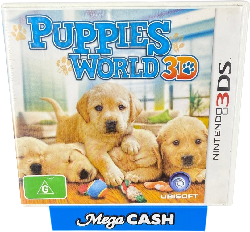 Puppies World 3D Nintendo 3DS Game - Mega Cash Sydney