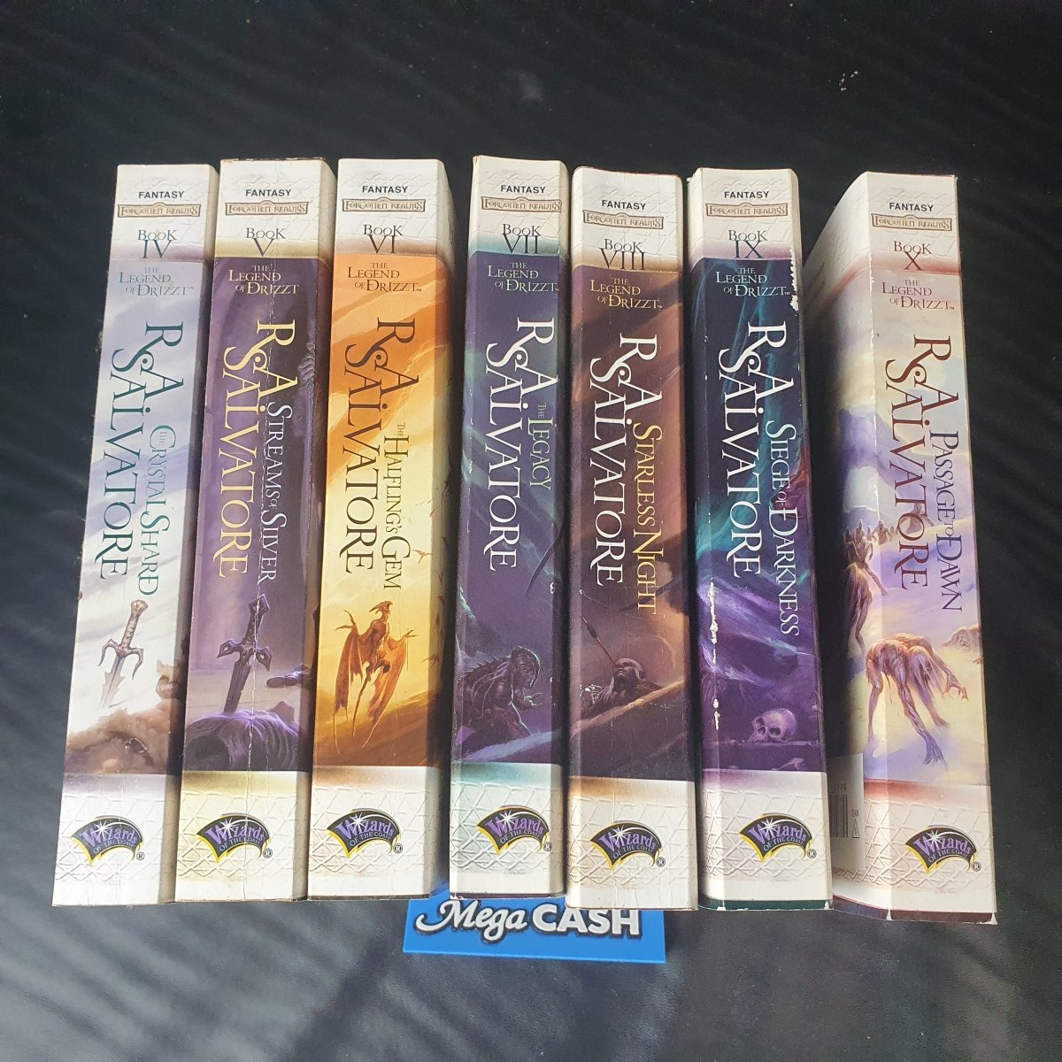 R. A. Salvatore - Forgotten Realms - Books IV - X Paperback Books - The Legend of Drizzt - Mega Cash Sydney