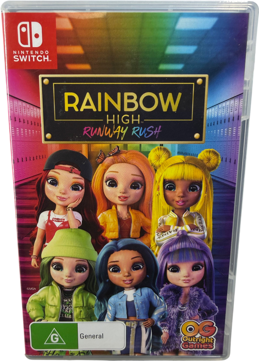 Rainbow High Runway Rush - Nintendo Switch Game - Mega Cash Sydney