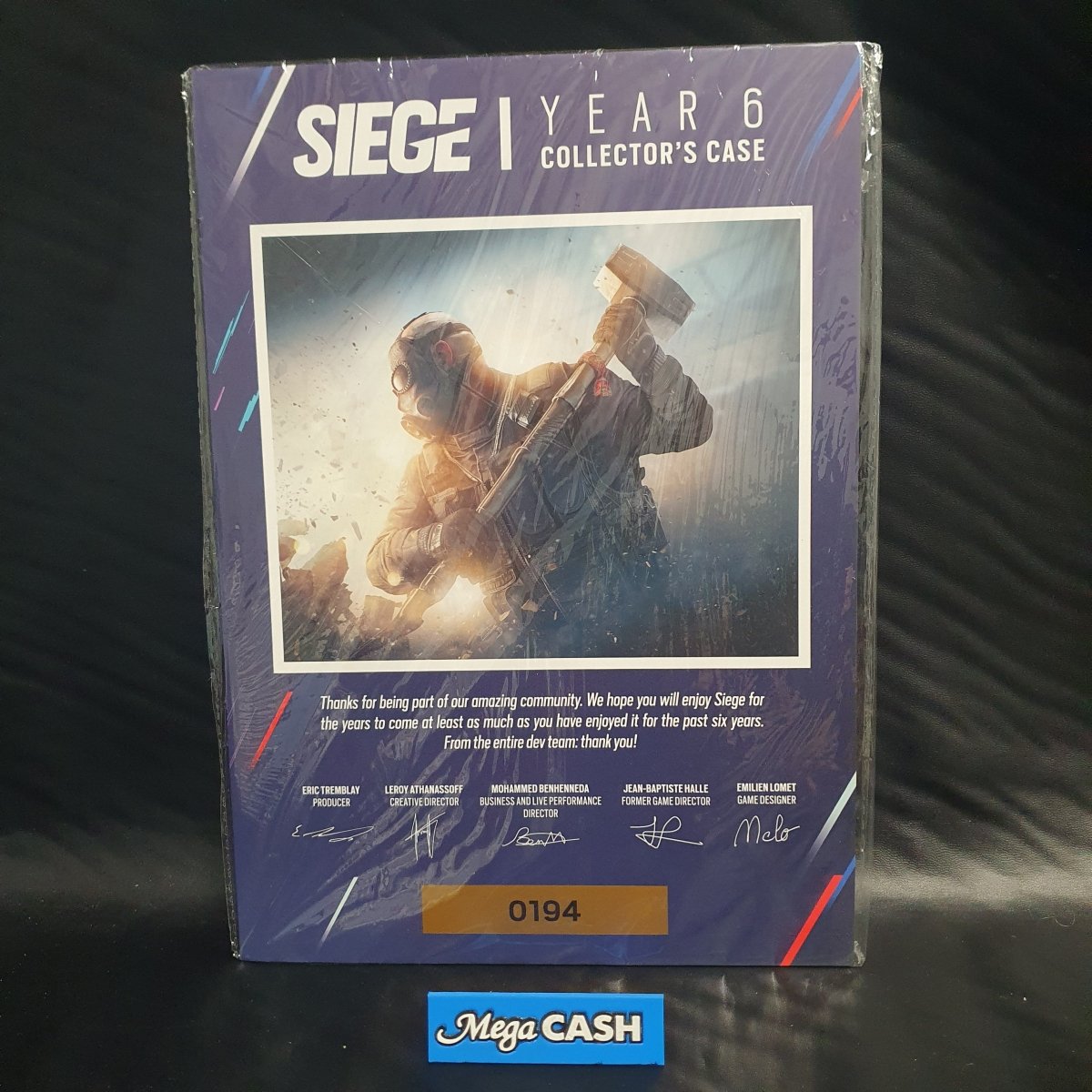 Rainbow Six - Siege - Year 6 - Collector’s Case - Mega Cash Sydney