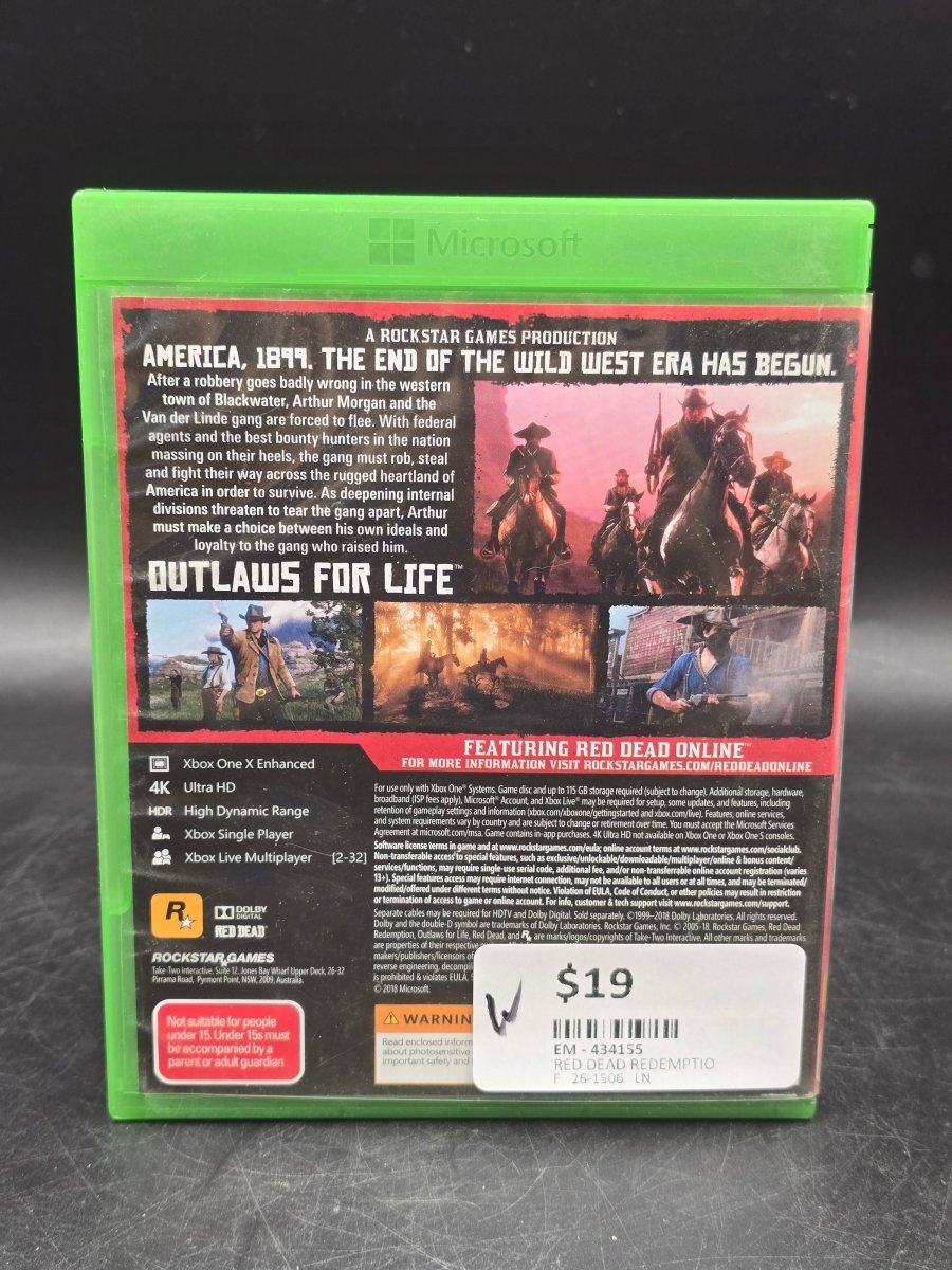 Red Dead Redemption 2 - Xbox One Game - Mega Cash Sydney