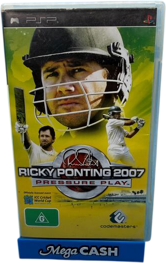 RICKY PONTING 2007 PRESSURE PLAY - PSP GAME - Mega Cash Sydney