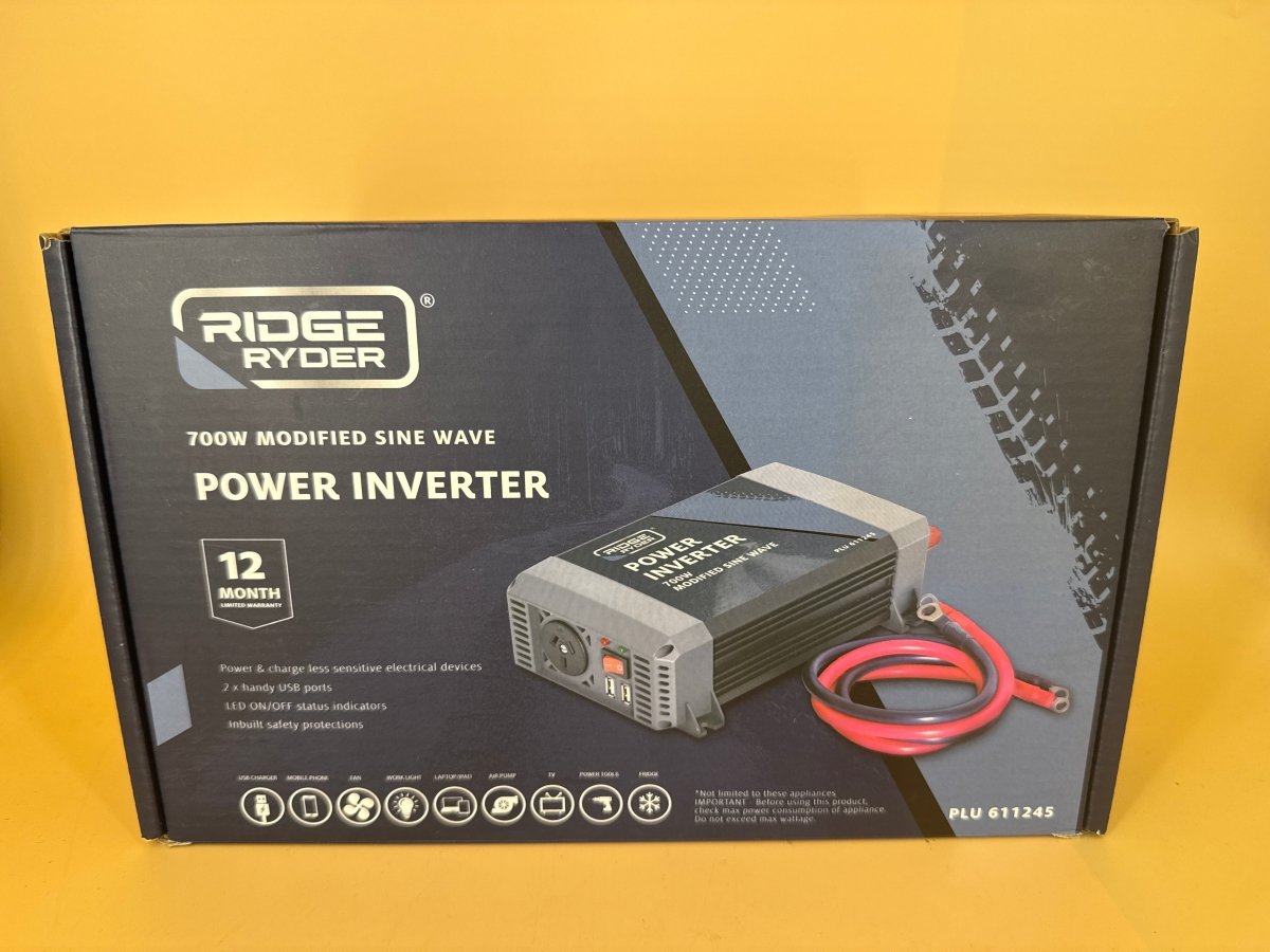 Ridge Ryder - 700W Modified Sine Wave - Power Inverter - Mega Cash Sydney