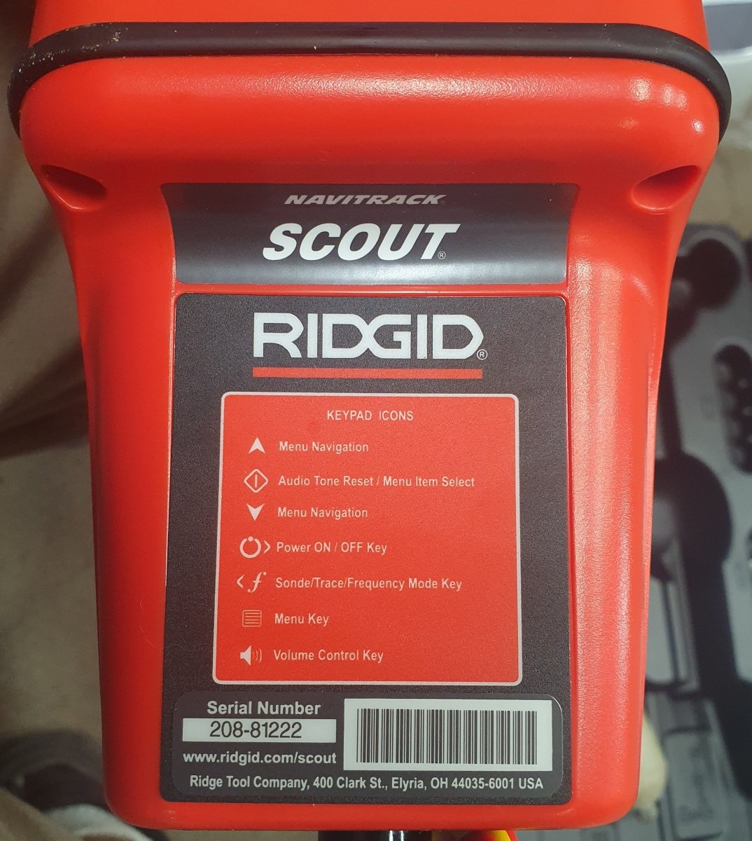 Rigid - Navitrack Scout - Underground Utility Locator, 4 C - Cell battery - Mega Cash Sydney