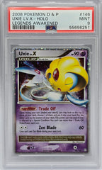 Pokemon - PSA 9 Uxie LV.X 146/146 Legends Awakened