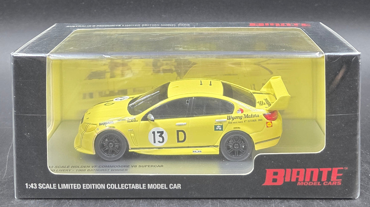 BIANTE 1:43 Holden VF Commodore V8 Supercar Retro Livery - 1968 Bathurst Winner