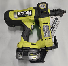 RYOBI - 18V One+ HP Brushless Framing Nailer RFN1830X W/ 6.0Ah Battery & Charger