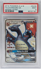 Pokemon - PSA 9 Charizard GX SV49/SV94 Hidden Fates