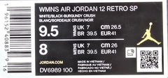 NIKE Womens - Air Jordan 12 Retro SP - Size US 9.5 Womens / US 8 Mens