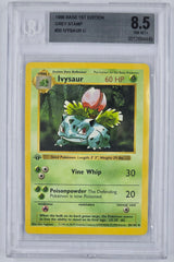 Pokemon - BGS 8.5 1st Edition Ivysaur 30/102 Grey Stamp
