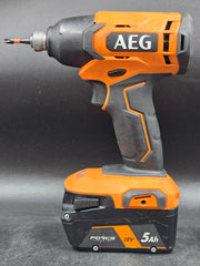 AEG - 18v Impact Driver With Battery - A18ID