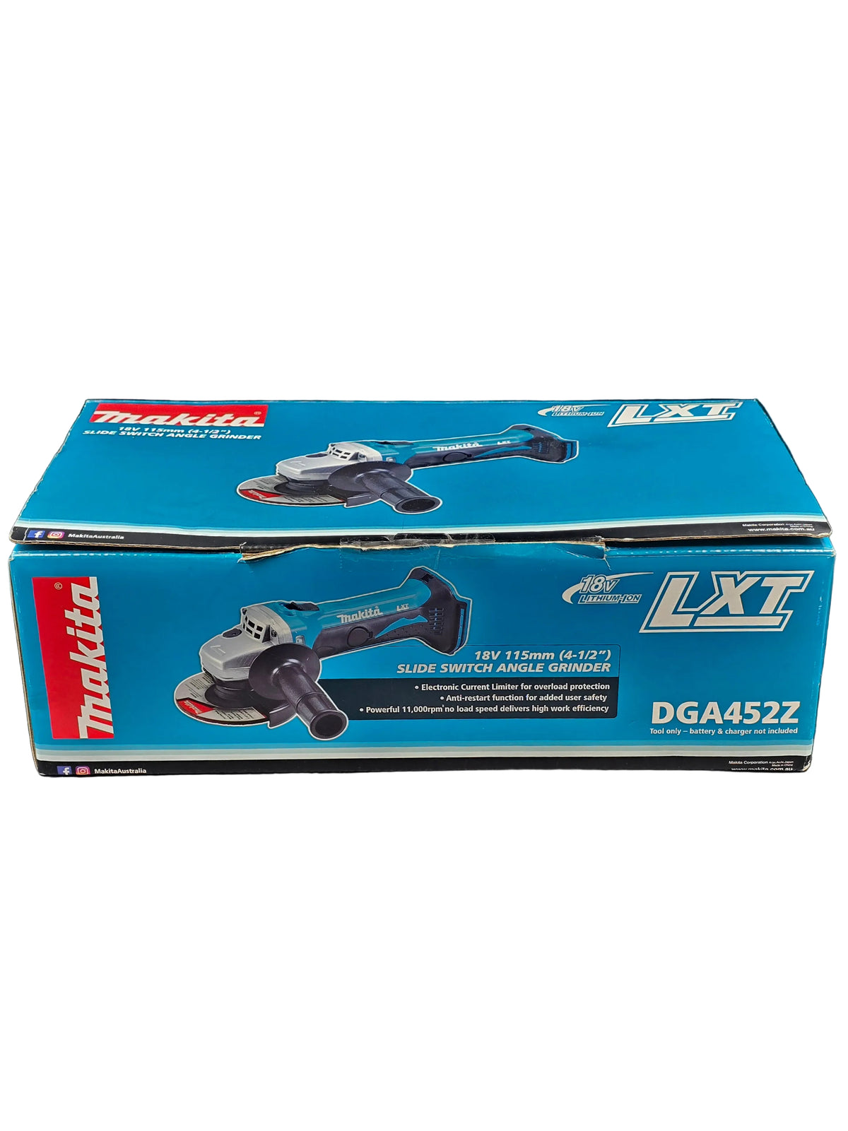 Makita - 18v Angle Grinder - DGA452Z - Skin Only