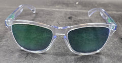 OAKLEY - Frogskins - Transparent Frame with Green Lens