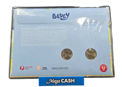 RAM - 2024 Bluey 2 $1 Coin Set - Limited Edition 1054/1300 - Coloured Bluey Coin