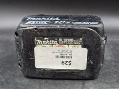 Makita - 18V 3.0Ah Tool Battery - BL1830B