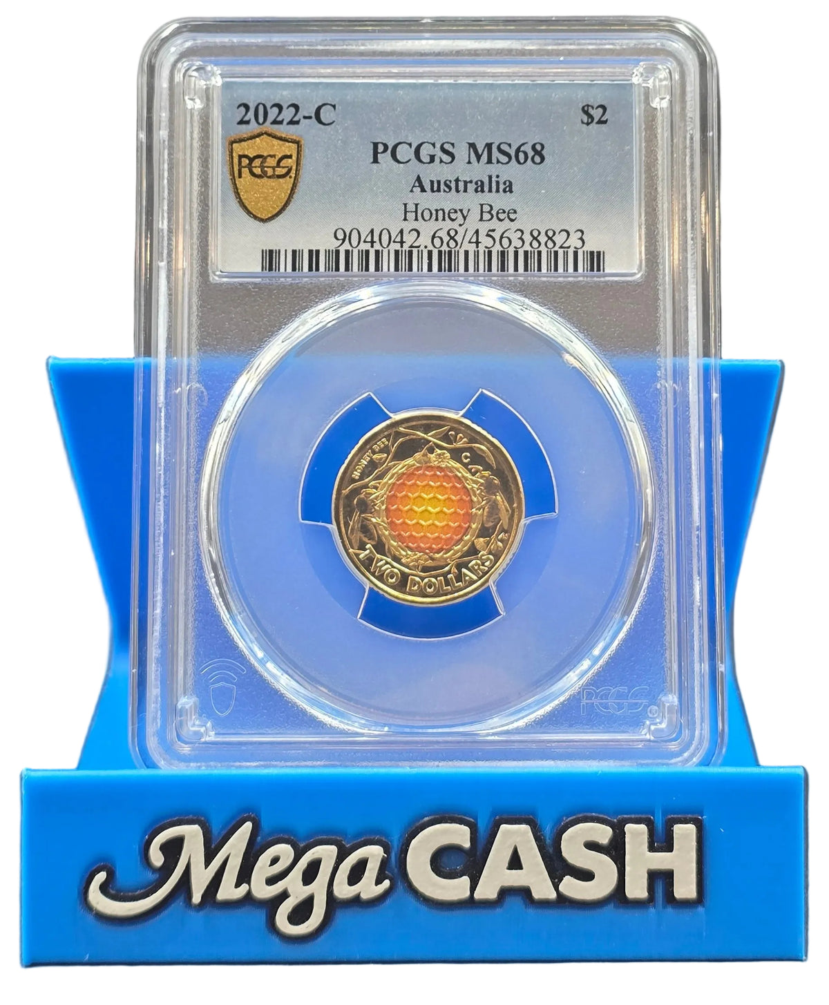 2022-C PCGS MS68 Honey Bee Coloured $2 Coin