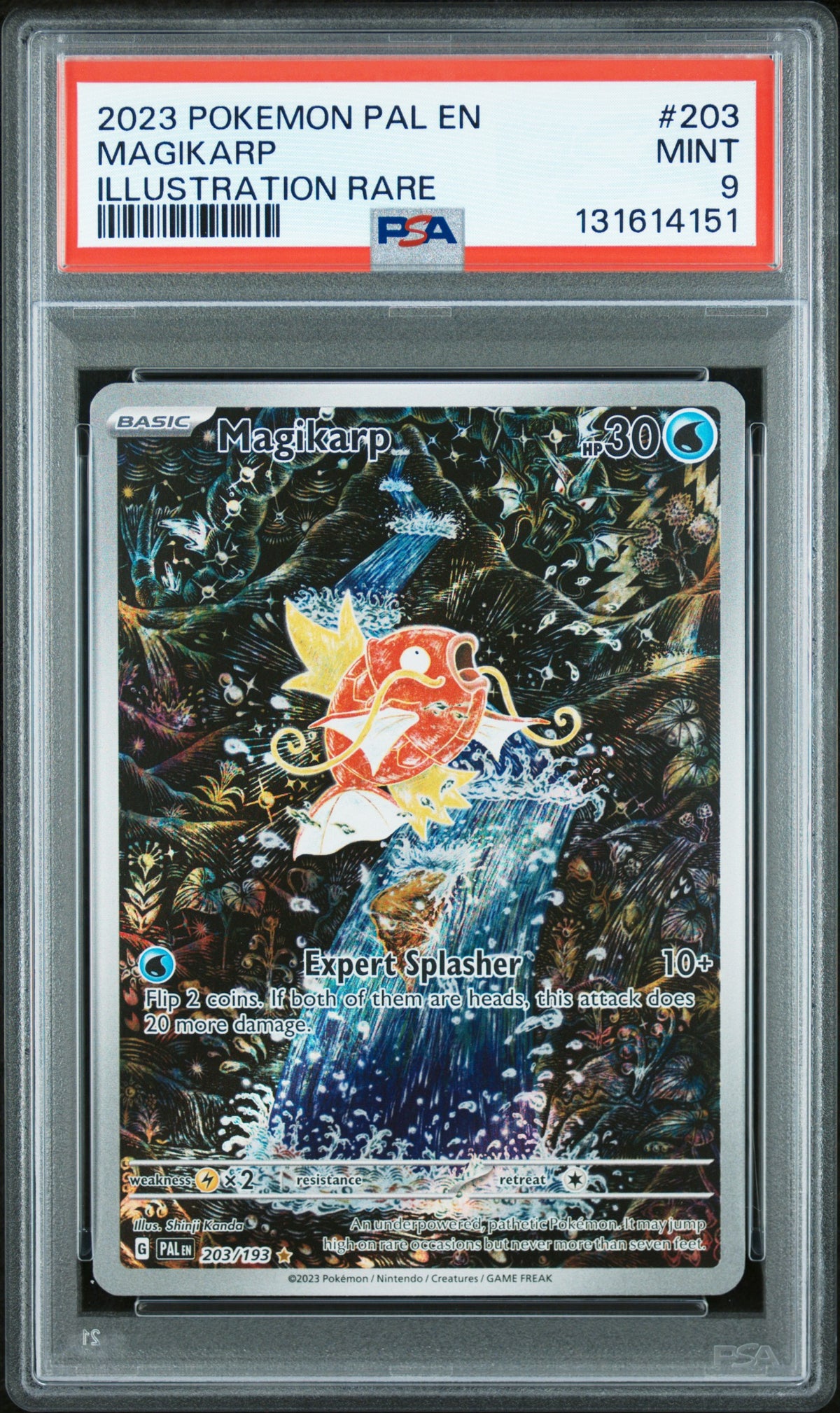 Pokémon - PSA 9 Magikarp - 203/193 - Paldea Evolved