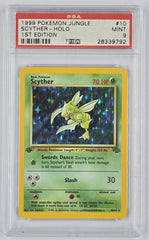 Pokemon - PSA 9 1st Edition Scyther 10/64 Jungle