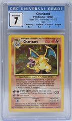 Pokemon - CGC 7 Charizard 4/102 Base Set Unlimited