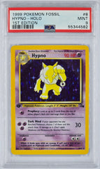 Pokemon - PSA 9 1st Edition Hypno 8/62 Fossil