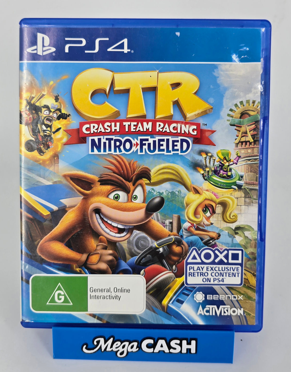 CTR Crash Team Racing Nitro-Fueled PS4/Playstation 4 Game. Excellent Condition