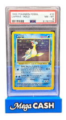 Pokémon- PSA 8 - Lapras Holo - 10/62 - Jungle