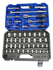 HRD - 63 Piece 1/4", 3/8" & 1/2" Drive Socket Set