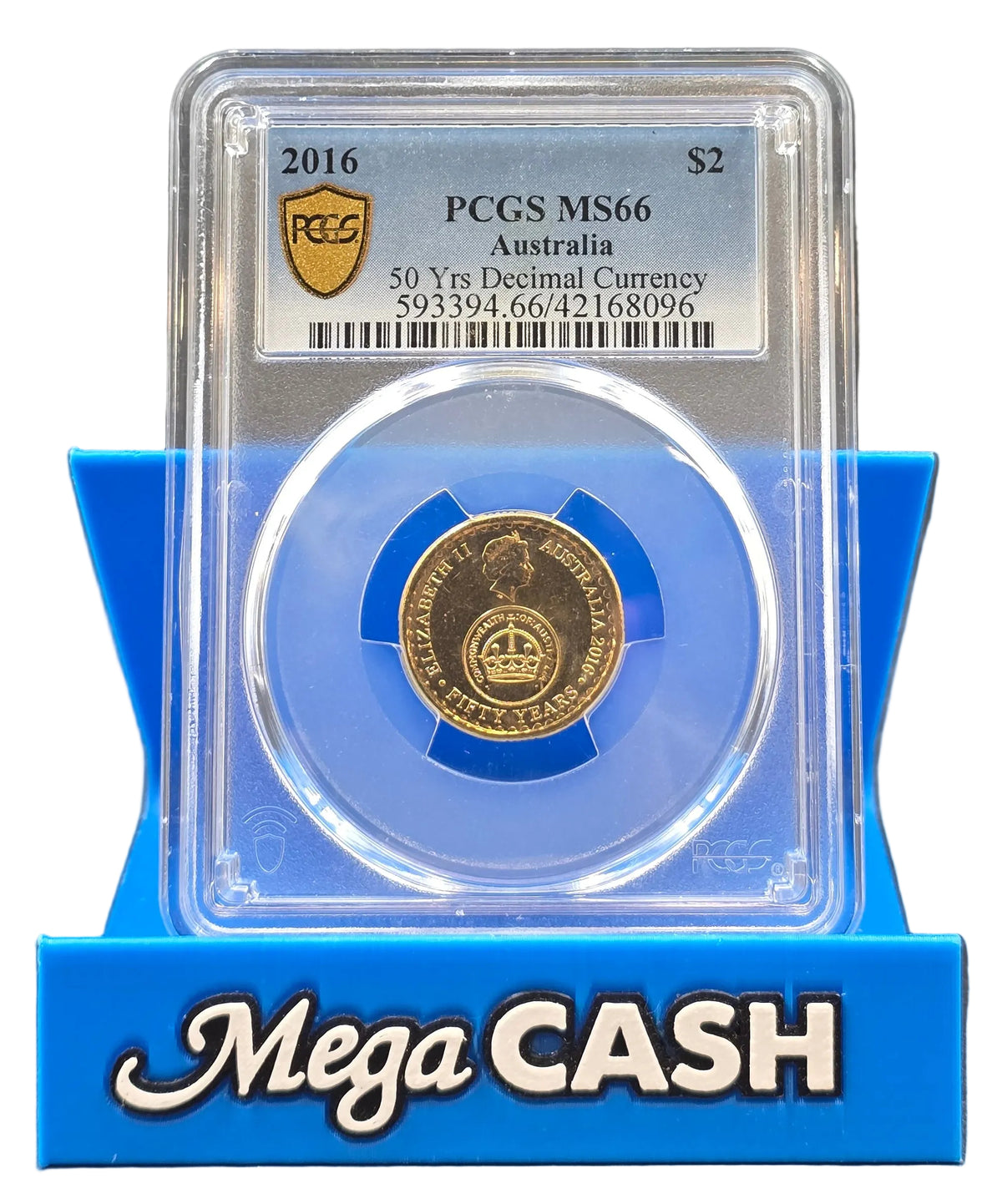 2016 PCGS MS66 50 Years Of Decimal Currency $2 Coin
