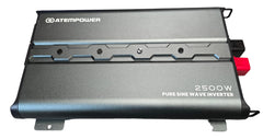 ATEM POWER - 12V to 110V/220V - 2500W/5000W Pure Sine Wave Power Inverter - with Solar Panel